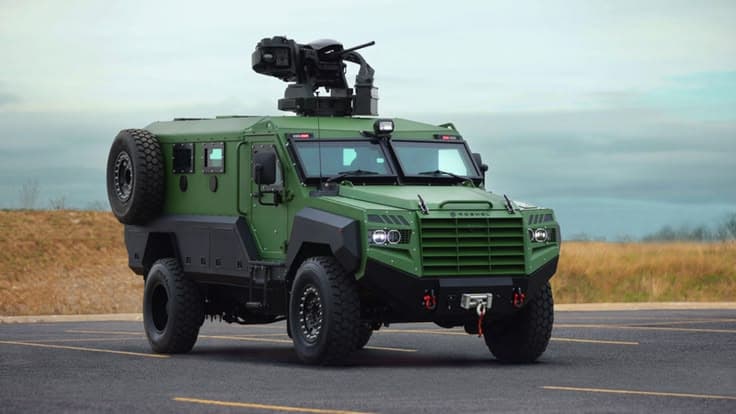 STANAG certified military vehicle